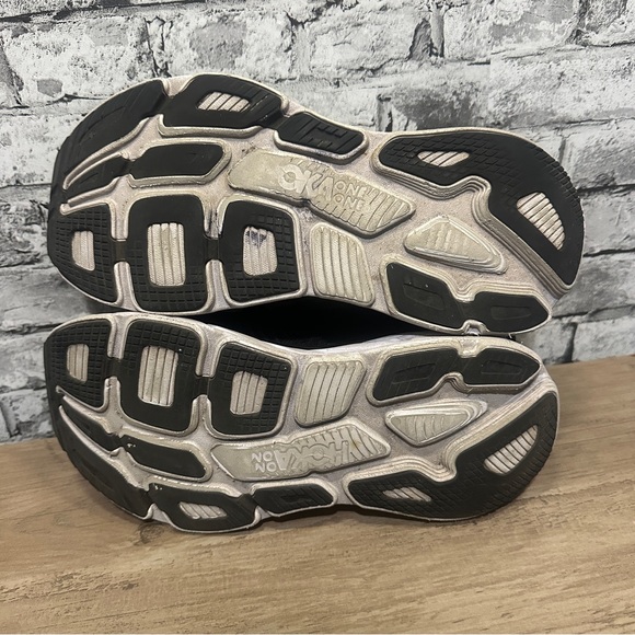 EUC Hoka Women's "One One" Black and White Sneakers Size 9 - Picture 13 of 16